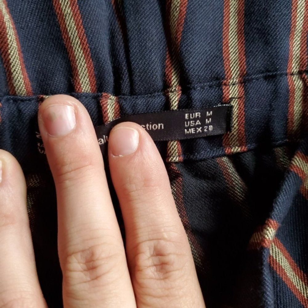 Zara Striped High Waisted Pants - Picture 4 of 14